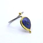 Has Taş Lapis Otantik El Yapımı Kadın Gümüş Yüzük