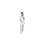 Haşado Taekwondo Beyaz Yaka Fitilli Acemi Elbise