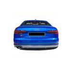 HasAkman Audi A4 B9 S4 Arka Ek Difüzör Piona Black 2016 2017 2018 2019 Sol Çift Egzoz Çıkışlı Uyumlu