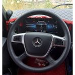 HASBAY Dikişli Direksiyon Kilifi Siyah Deri/dikişli Mercedes Actros 1841 İçin Fotoğraftaki Direksiyonlar