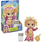 Hasbro Baby Alive Dino Cuties Sarışın Bebek Renkli Dinozor Temalı Eğlenceli Oyun Arkadaşı - Mavi