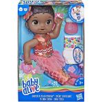 Hasbro Baby Alive Shimmer N Splash Deniz Kızı (Siyah Saçlı) - Renkli