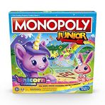 Hasbro Gaming Monopoly Junior: 2-4 Kişilik Unicorn Edition Masa Oyunu, 5 Yaş ve Üzeri Çocuklar için Sihirli Temalı Kapalı Alan Oyunu (Amazon'a Özel)