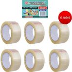 Hasbros Akrilik Koli Bandı 45 Mm X 100 Metre Şeffaf 6Lı Hbr0237