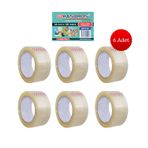 Hasbros Akrilik Koli Bandı 45x100 Metre Şeffaf 6lı HBR0237