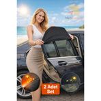 HASBY 2 Adet Araba Yan Cam Güneşlik Oto Güneşlik Perde Arka Cam Perdesi Anne Bebek Çocuk Seyahat Emzirme Örtü