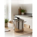 Hascevher Home Perfect Gastro 17 Litre Düz Düdüklü Tencere Gri