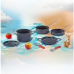 Hascevher Mini Chef Granit Oyuncak Tencere Seti (Granit Kaplamalı)