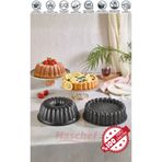 HASCHEF Safir Döküm Yapışmaz Granit Kaplama İkili Kek - Tart Kalıbı