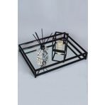 Hasdil Home Düz Kesim Dekoratif Aynalı, Söz, Nişan, Sunum, Damat, Kahve Tepsisi Tray-01