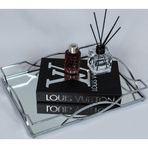 Hasdil Home Lazer Kesim Sonsuzluk Dekoratif Aynalı, Söz, Nişan, Sunum, Damat, Kahve Tepsisi Tray-04