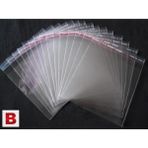 Hasel 100 Adet 13x25 cm Sarı OPP Jelatin Bantlı Yapışkanlı Naylon Poşet