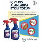 Haşere Ilacı (K-Othrine 500 Ml) x 2 Adet (Kullanıma Hazır, Kokusuz ve Pratik) -2026