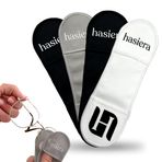 hasiera 4 x Gözlük Temizleme Bezi, Optik Kalitesi – Süper Yumuşak ve Emici – 16 x 5 cm – Tekrar Kullanılabilir Temizlik Bezi – Mikrofiber Gözlük Temizleme Bezi