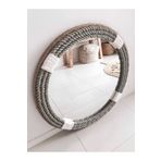 Hasır Halat Çerçeveli Yuvarlak Duvar Aynası - 60 cm (6)