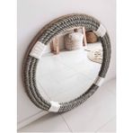Hasır Halat Çerçeveli Yuvarlak Duvar Aynası - 80 cm (11)