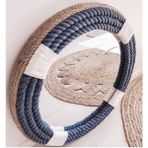 Hasır Halat Çerçeveli Yuvarlak Duvar Aynası - 80 cm (7)