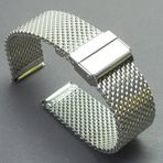 Hasır Kol Saat Kordonu Çelik Kalın 20 Mm (Ø 2,70)