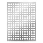 Hasır Levhalar, 304 Paslanmaz Çelik Delikli Levha - Dekoratif Paneller, Barbekü Izgaraları, Balkon Koruması için Yuvarlak Delikli Örgü Plakası - 0,8x15m (2,6x49,2ft) Filtre Mesh Levha