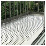Hasır Levhalar, Delikli 304 Paslanmaz Çelik Hasır Panel - Dekoratif Çiçek Rafı Çit Perdesi (0,3 x 3 m / 1,0 x 10 ft) - Dayanıklı, Paslanmaya Dayanıklı Bahçe Dekoru, Gizlilik ve Destek için İdeal