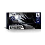 Haspet Has-Pet Siyah Nitril Eldiven 20 x 50'li Xlarge Ekstra Kalın