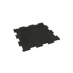 Hasrubber Kauçuk Zemin 100X100 2 cm Siyah Blok Puzzle Kauçuk Yer Kaplama Spor Salonu Park Bahçe Zemin Kaplama