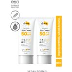 Hassas Cilt Uyumlu Hipoalerjenik Mineral Filtreli Yüksek Korumalı Organik Sertifikalı Bebek ve Çocuk Güneş Kremi 2x50 ml