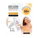 Hassas Ciltler İçin Ton Eşitleyici Güneş Kremi - Tone Up Pink, SPF 50+ PA++++, 50 ml Yüksek Koruma ERC043506