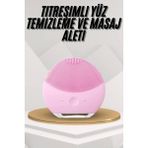 Hassas Ciltlere Özel Titreşimli Yüz Temizleme ve Masaj Aleti