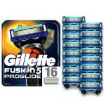 Hassas Düzelticili Erkekler İçin Gillette Fusion5 Proglide Tıraş Bıçağı, 16'Lı Yedek Bıçak Paketi (Posta Kutusuna Uygun)