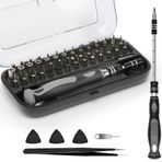 Hassas mekanik tornavida seti, SOONAN 48'i 1 arada mini tornavida seti, manyetik mini, bilgisayar, iPhone, iPad, dizüstü bilgisayar, anahtar, PS4, PS5, Xbox, cep telefonu, Macbook vb. için ince alet