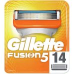 Hassas Ve Sürtünme Önleyici Kaplama İçin Düzelticili Gillette Fusion 5 Tıraş Bıçağı, 14 Yedek Bıçak