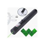 HASUBA Yeşil Lazer Pointer, Pilli Anahtar Emniyetli, Yüksek Güçlü Lazer İşaretleme, USB Şarjlı
