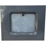 Hasyılmaz Metal Çatı Çıkış Kapağı Şıngıl ve Kremit Uyumlu Antrasit Gri 80X100 cm - Siyah - 1 Adet