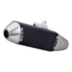 Hasyılmaz S117 Evrensel Motosiklet Egzoz Susturucu Borusu 51MM - Siyah