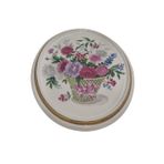 Hasyılmaz Vintage Dekoratif Çiçek Temalı Porselen Duvar Tabağı 13,5cm 001