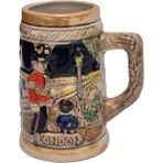 Hasyılmaz Vintage Tankart Londra Temalı Alman Seramik Bira Bardağı 11,8cm 005 - 1 Adet - 0 - 200 ml