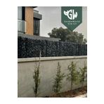 Hat Tel Çit Antrasit 100 cm x 3 metre çim çit bahçe çiti çimli çit