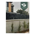 Hat Tel Çit ANTRASİT 120 cm x 5 metre çim çit çimli çit bahçe çiti