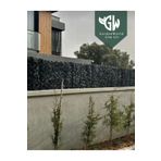 Hat Tel Çit Antrasit 60 cm x 6 metre uzunluk çim çit bahçe çiti çimli çit