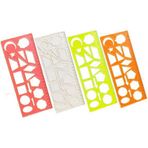 Hataş 02285 25 cm Geometrik Şekiller Şablonu