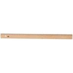 Hatas 048 Tahta Cetvel Takviyesiz 50CM - Mavi - 50 cm