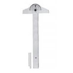 Hatas 1170 65 cm İnce Bizole Şeffaf T Cetvel