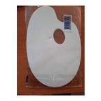Hataş 5750260 16x25 cm Plastik Beyaz Oval Palet