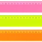 HATAS CETVEL PLASTİK NEON ŞEFFAF 30 CM 00148