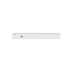 HATAS Geniş Plastik Cetvel (Şeffaf) 30 Cm 00147