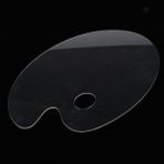 Hatas Godesiz Oval Şeffaf Akrilik Resim Paleti 25 x 35 cm