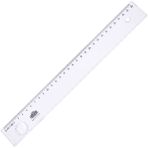 Hataş Neon Şeffaf 30 cm Geniş Plastik Cetvel