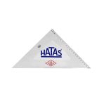 Hatas Öğrenci Gönyesi 45 Derece Plastik 30 CM 0802-20 Lİ PAKET-20-LI-PKT