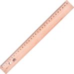 Hatas Tahta Cetvel (Takviyesiz) 30 Cm 0035 (25 Li Paket)